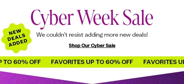 Shop Cyber Sale