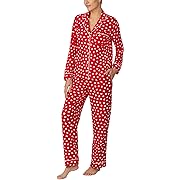 Cozy Brushed Jersey Notch Collar PJ Set