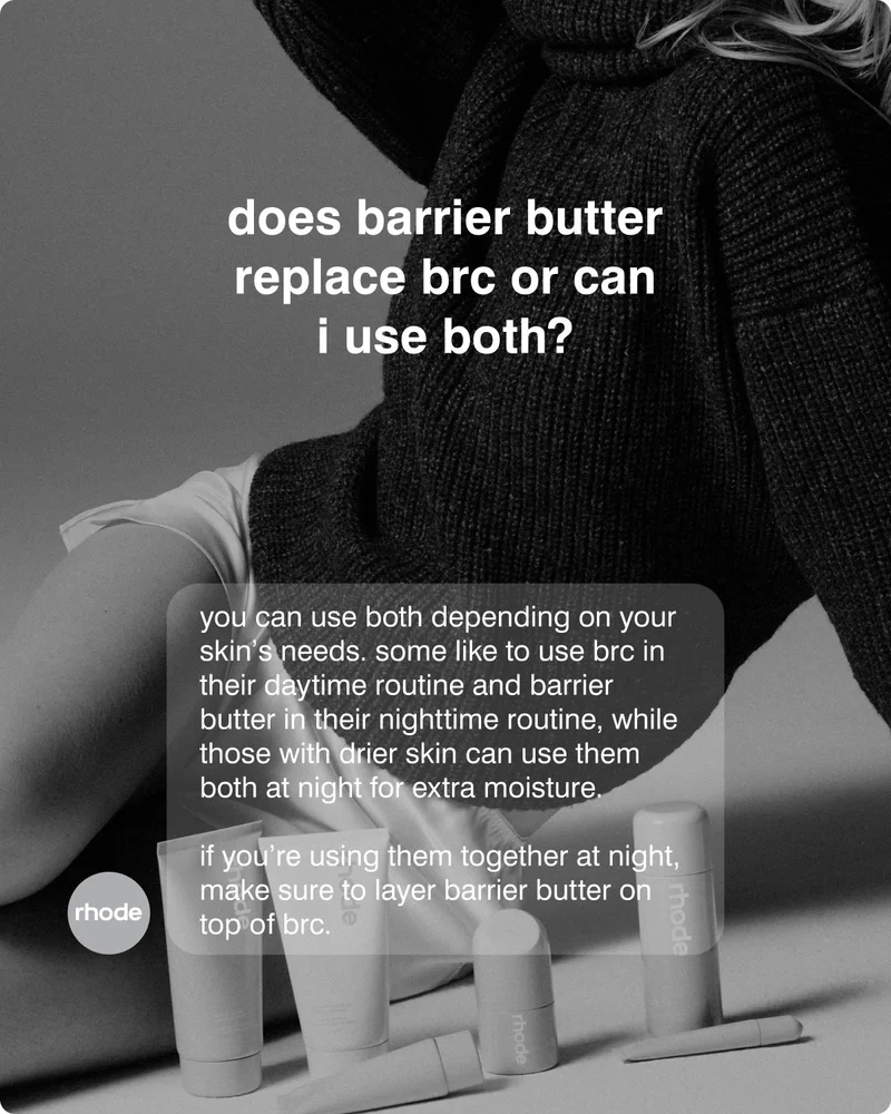 does barrier butter replace brc or can i use both?