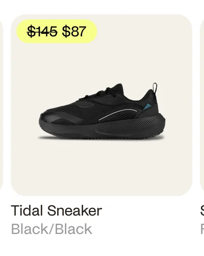 Tidal Sneaker Black/Black