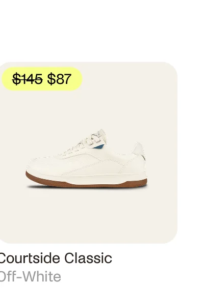 Courtside Classic in Off-White