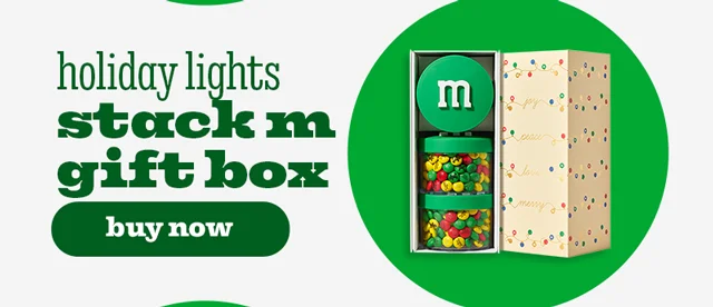 HOLIDAY LIGHTS STACK M GIFT BOX