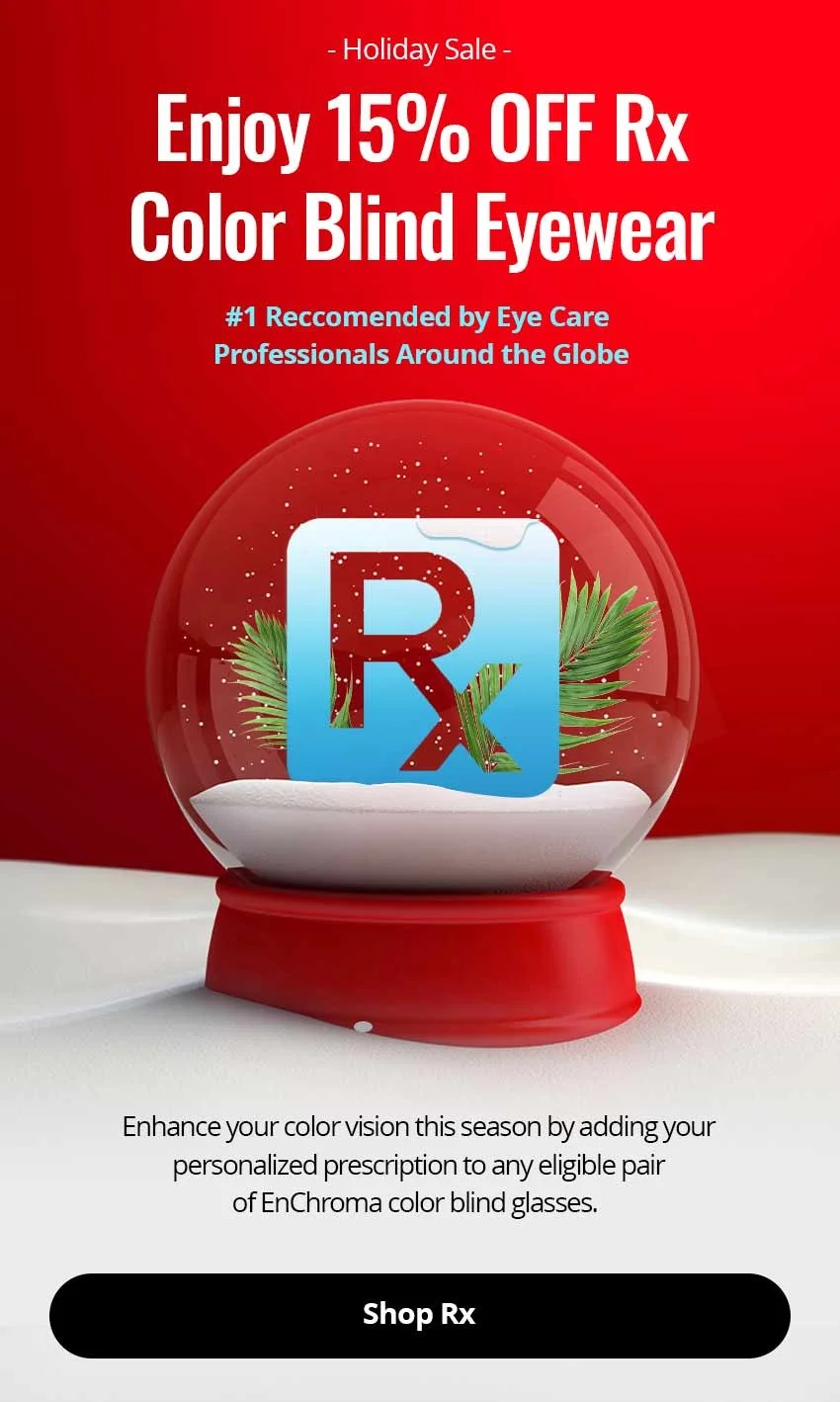 Enjoy 15% OFF Rx Color Blind Eyewear