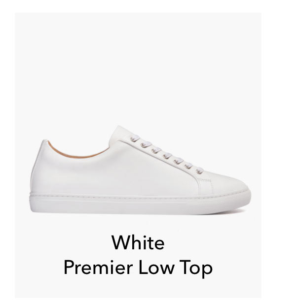 White Premier Low Top