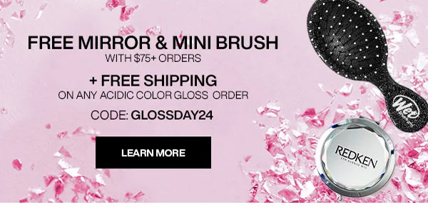 get a free mirror and mini brush with purchase