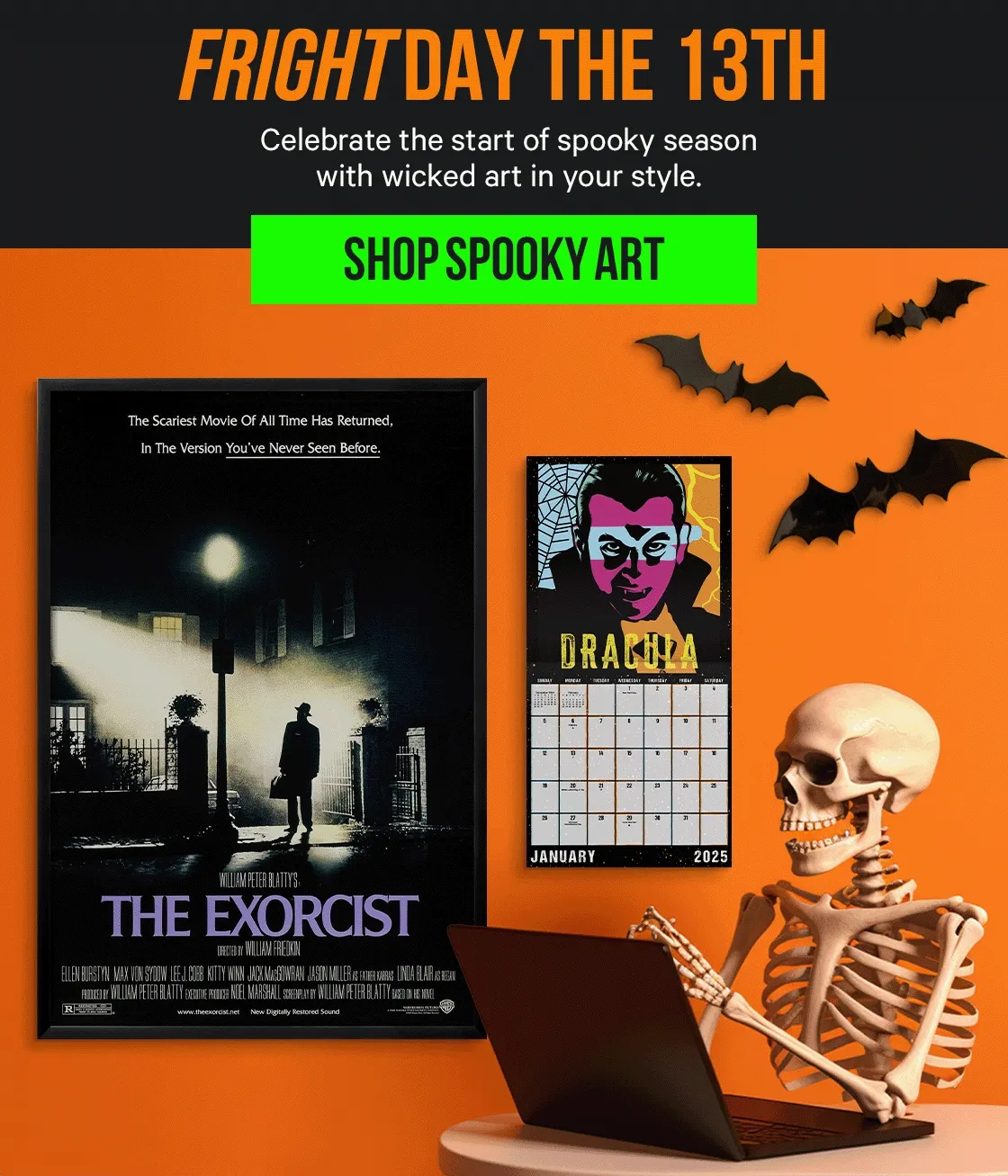 Celebrate the start of spooky season with wicked art in your style.