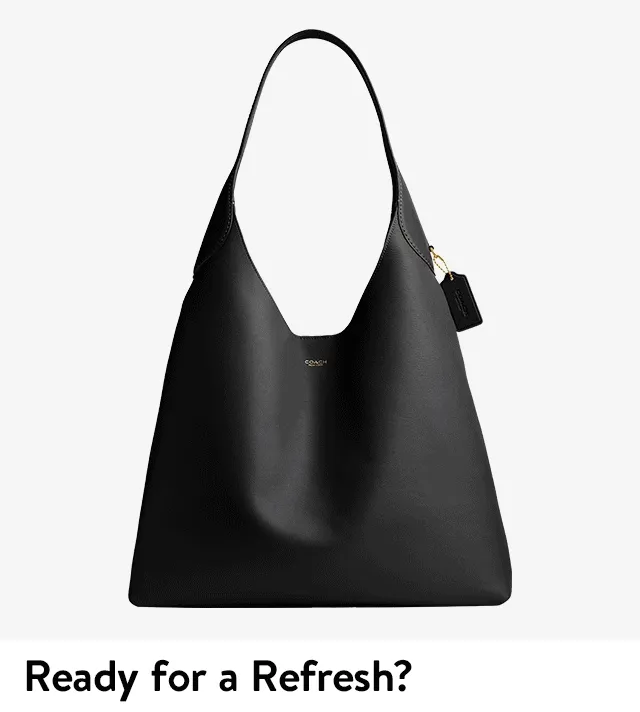 A handbag, belt, watch and earrings.
