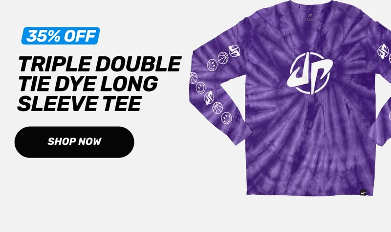 Triple Double Tie Dye Long Sleeve Tee - 35% OFF