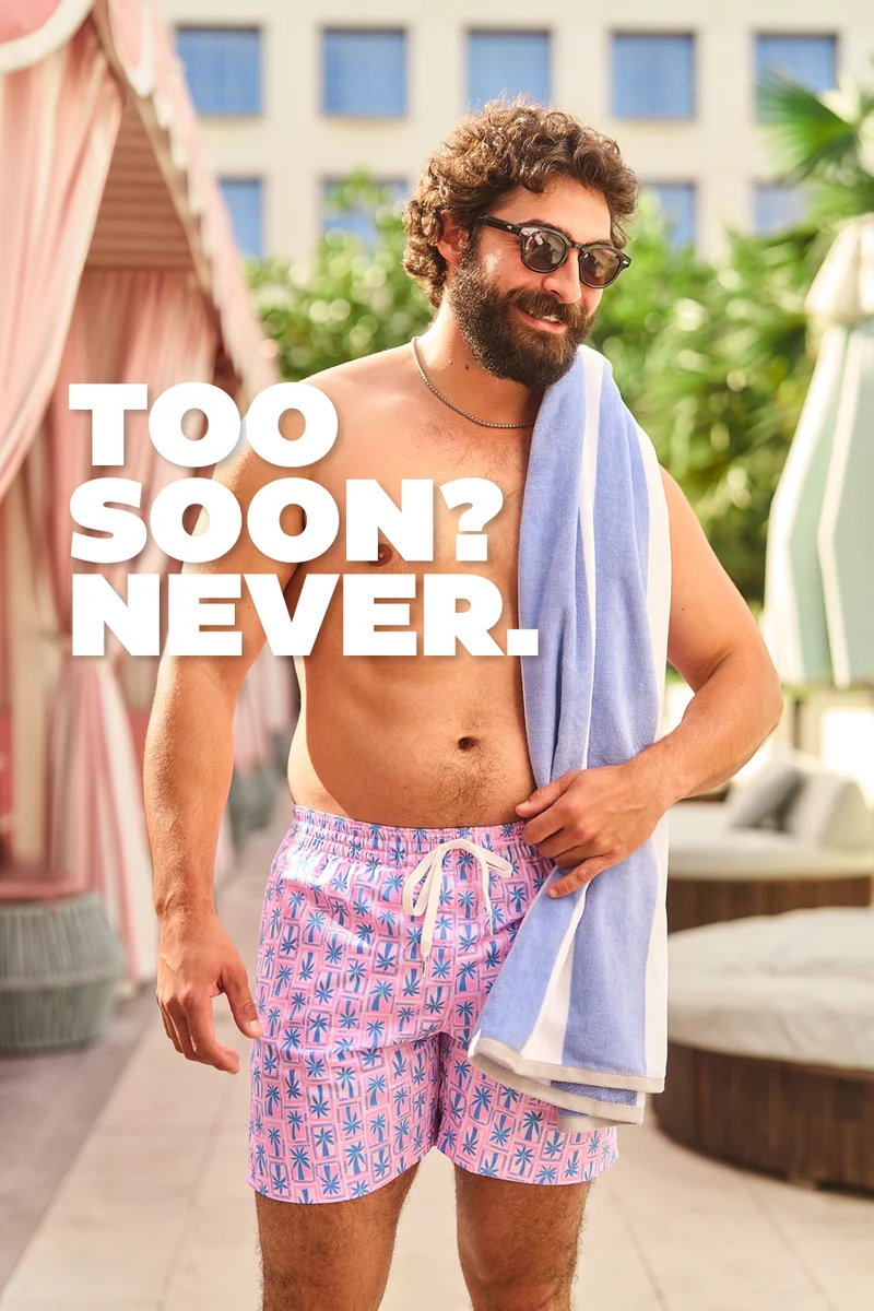 TOO SOON? NEVER.