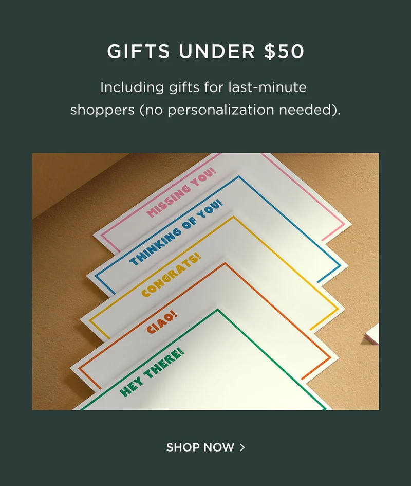 Shop Gifts Under $50
