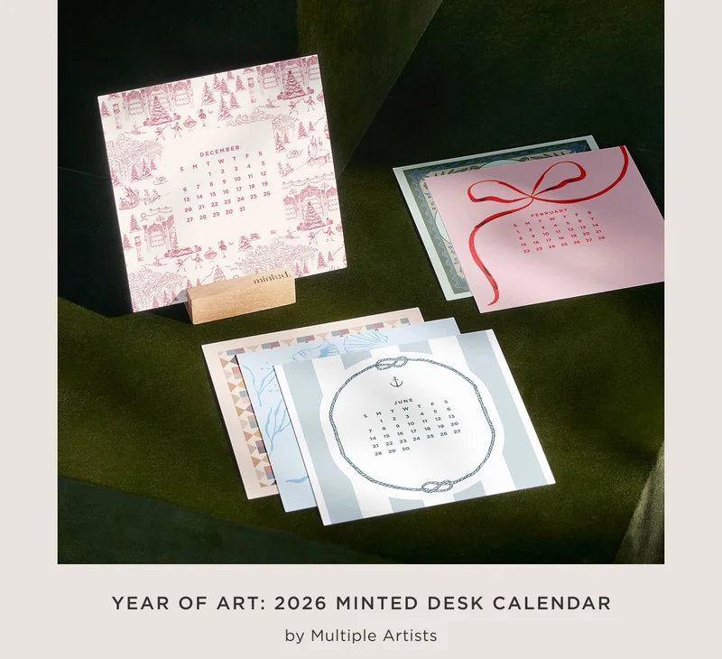 Year of Art: 2026 Minted Desk Calendar
