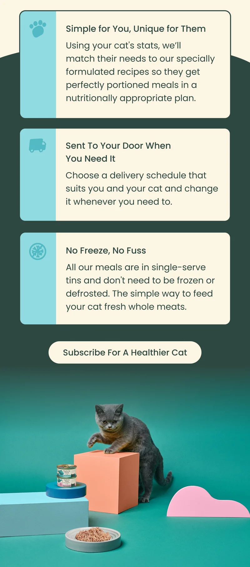 Subscribe For A Healthier Cat