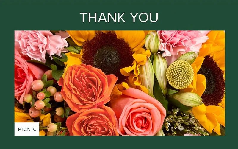 Thank You Flowers