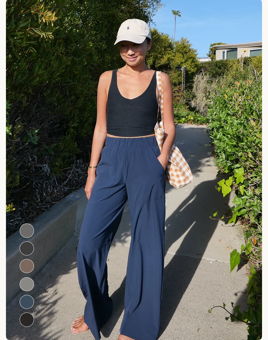 Easy Wide Leg Pant in Nocturnal Navy