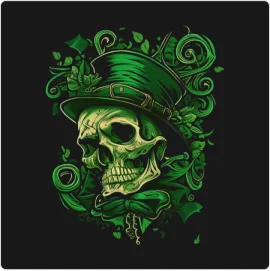 Saint Patrick skull T-Shirt