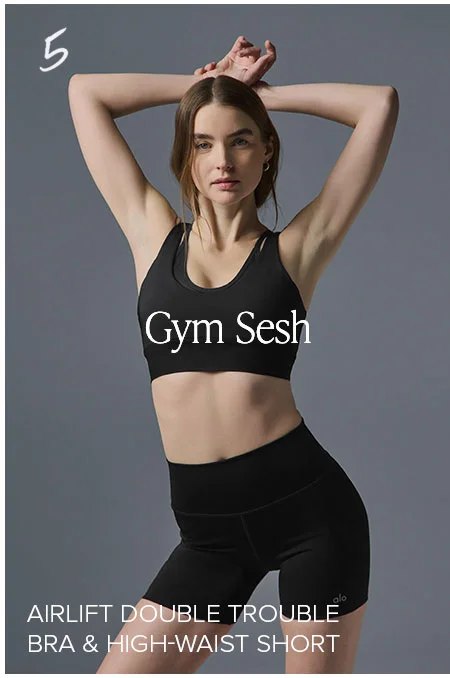 GYM SESH AIRLIFT DOUBLE TROUBLE BRA & AIRLIFT ENERGY SHORT