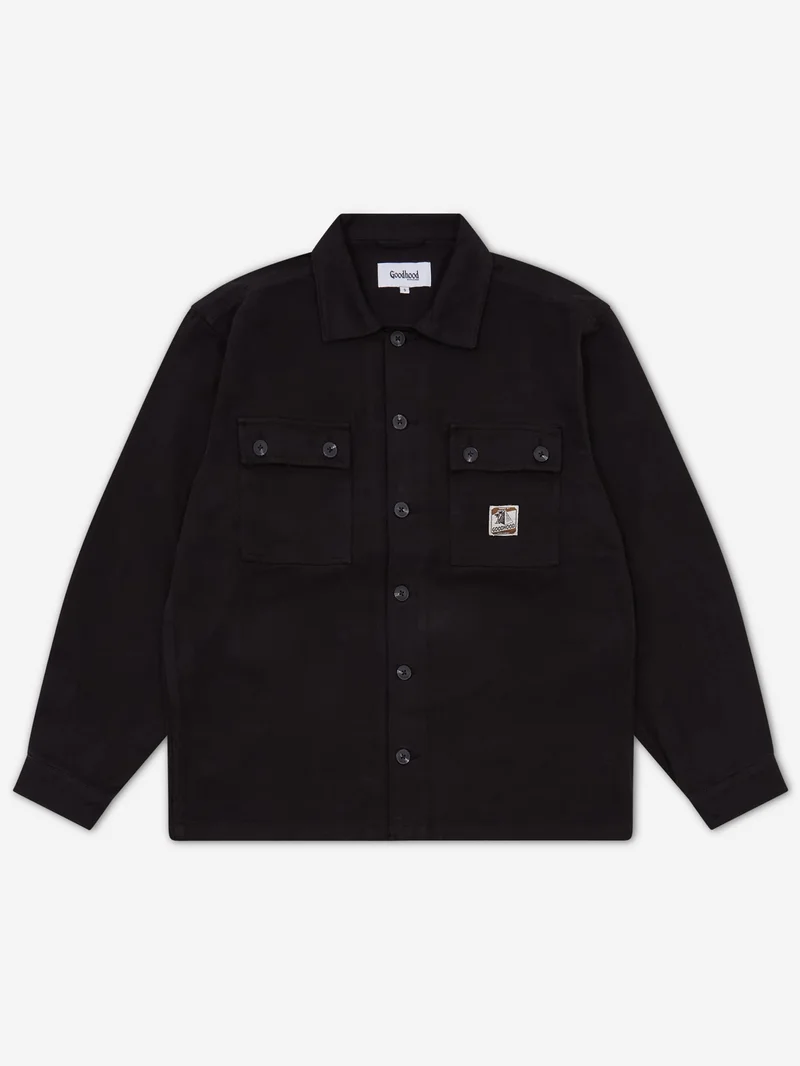 Image of Goodhood Worldwide BDU Overshirt - Black