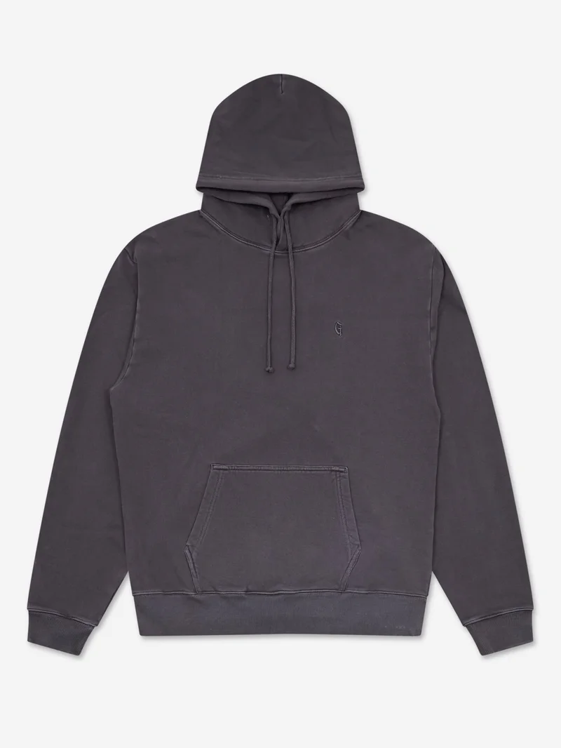 Image of Goodhood Worldwide Overdyed G Hoodie - Washed Black