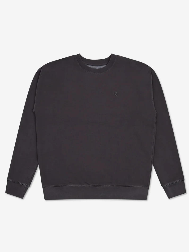 Image of Goodhood Worldwide Overdyed G Sweatshirt - Washed Black