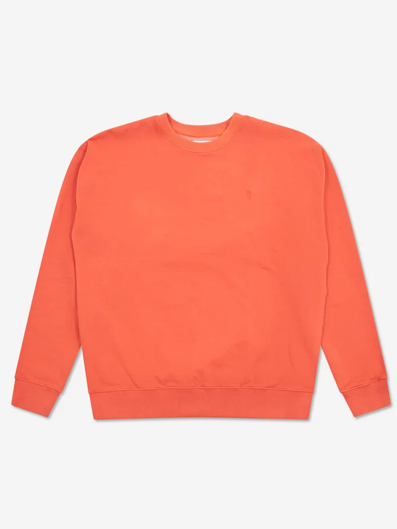 Image of Goodhood Worldwide Overdyed Sweatshirt - Washed Orange
