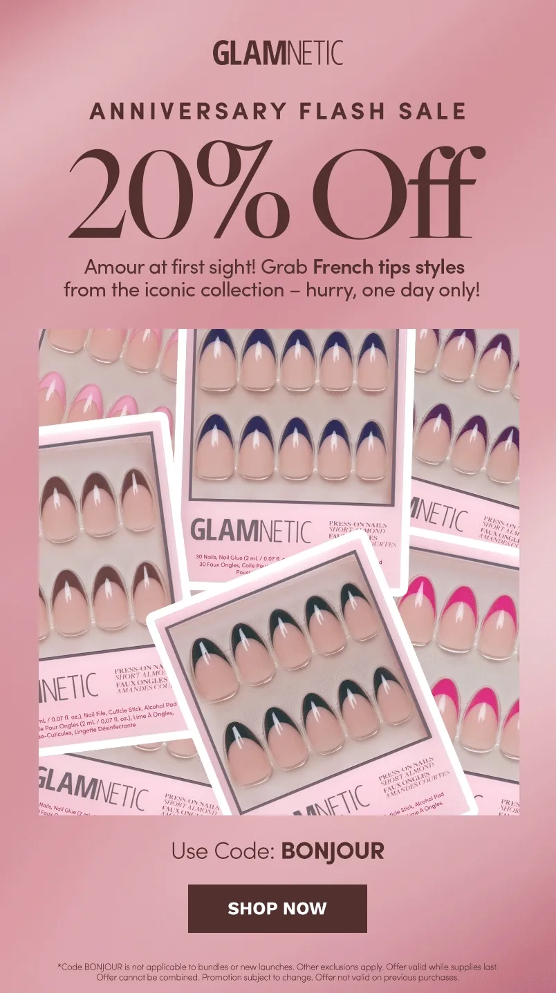 Get 20% off with the code BONJOUR