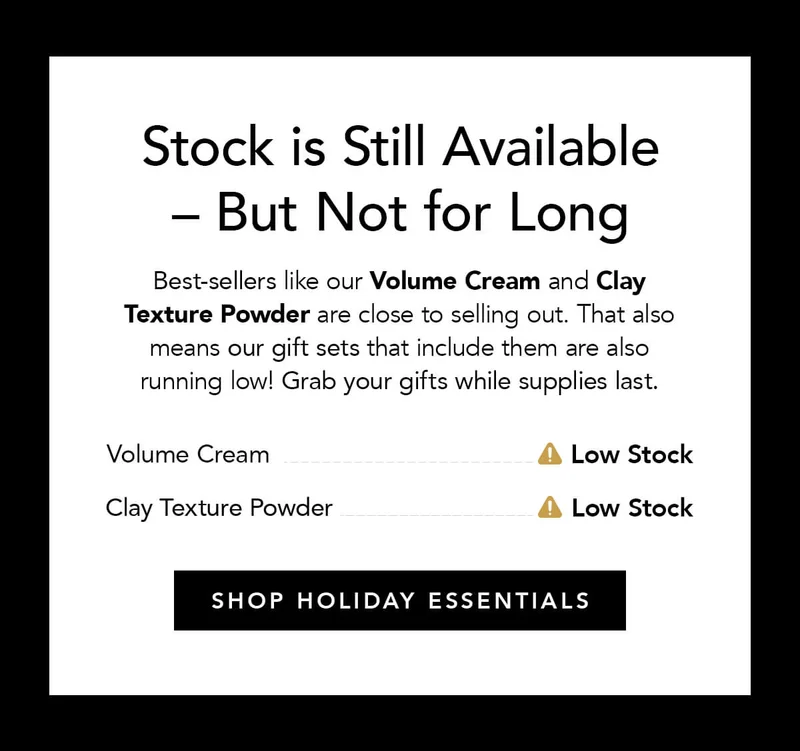 Stock is Still Available But Not For Long