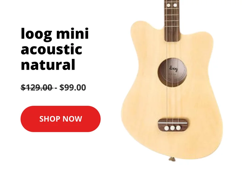 loog mini acoustic natural $99 - shop now