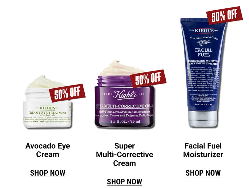 Avocado Eye Cream, Super Multi-Corrective Cream, Facial Fuel Moisturizer
