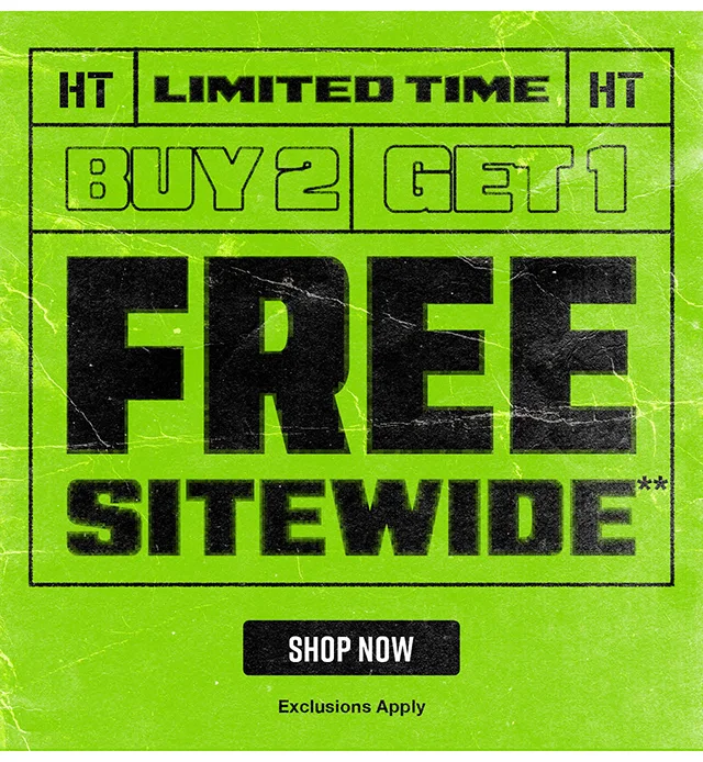 Limited Time Buy 2, Get 1 Free Sitewide. Exclusions Apply. Shop Now