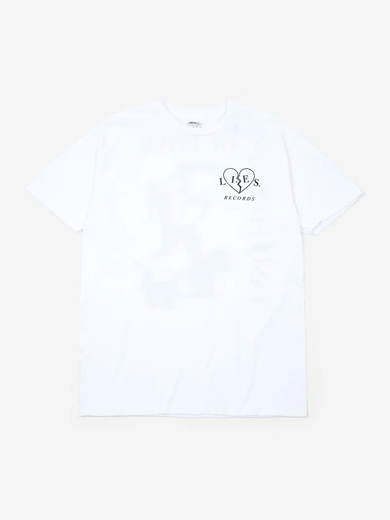 Image of L.I.E.S. Records Tangled Trap SS T-Shirt - White