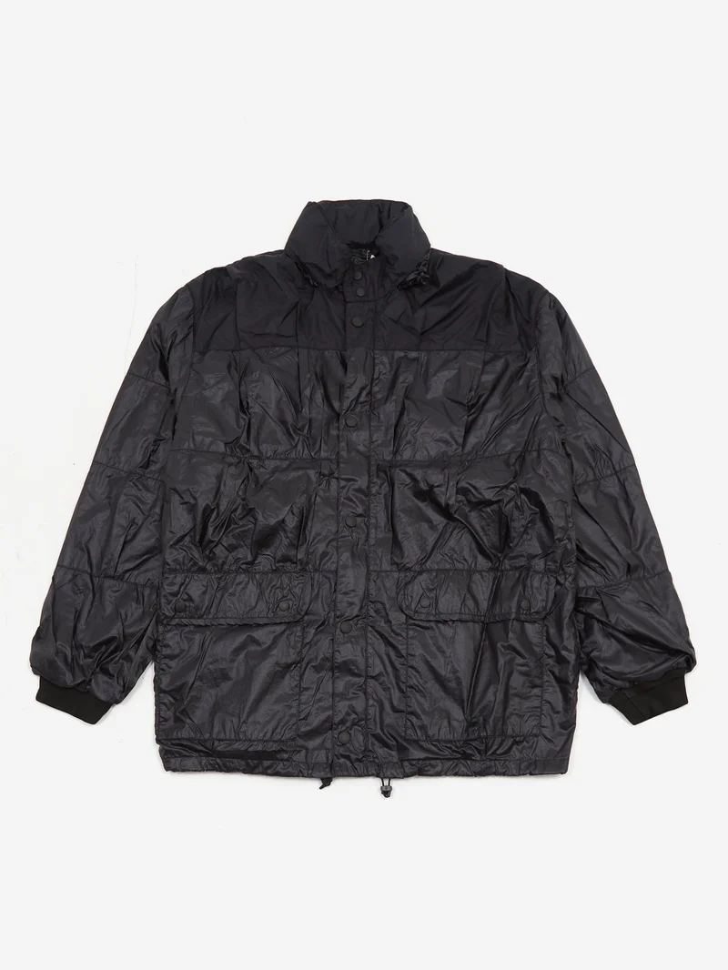 Image of Our Legacy Exhaust Puffa - Black Rubberized Nylon