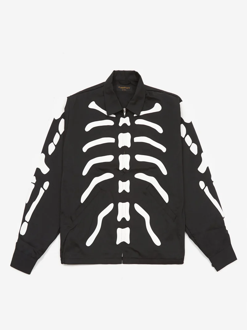 Image of Flagstuff Bone Work Jacket - Black