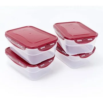 LocknLock Set of (4) 8-Cup Nesting Rectangles
