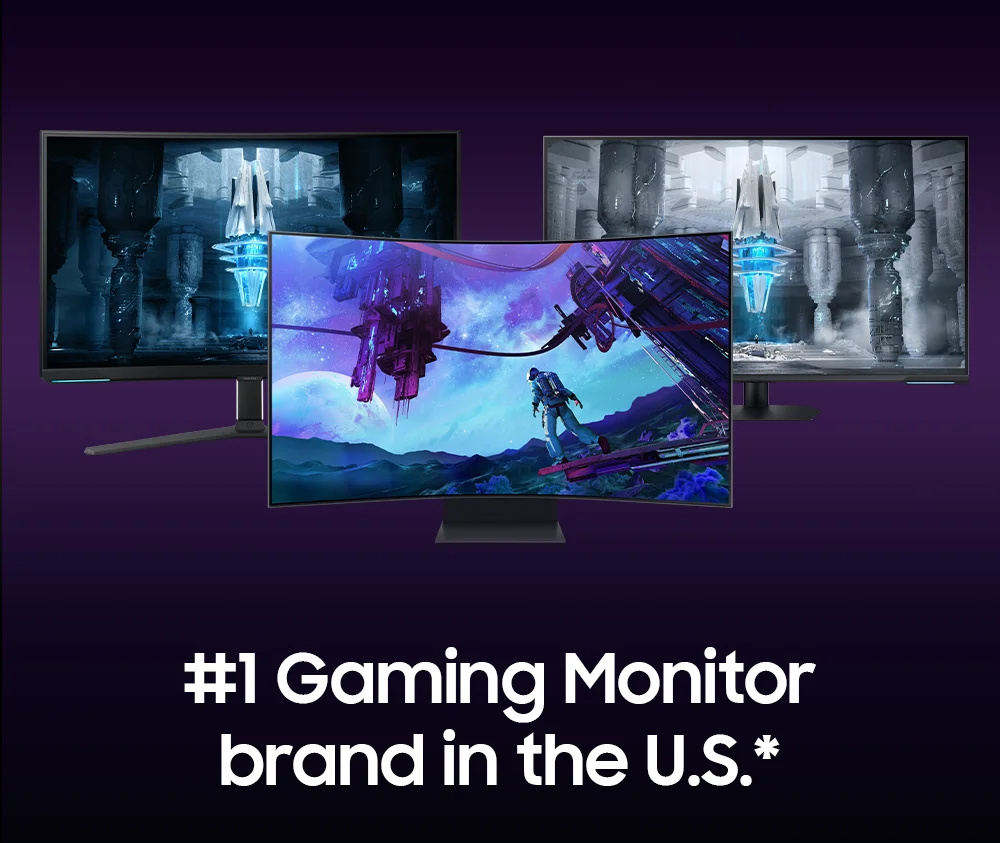 #1 Gaming Monitor brand in the U.S.*