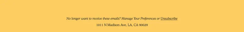 Manage Preferences