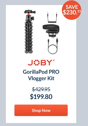 JOBY GorillaPod PRO Vlogger Kit
