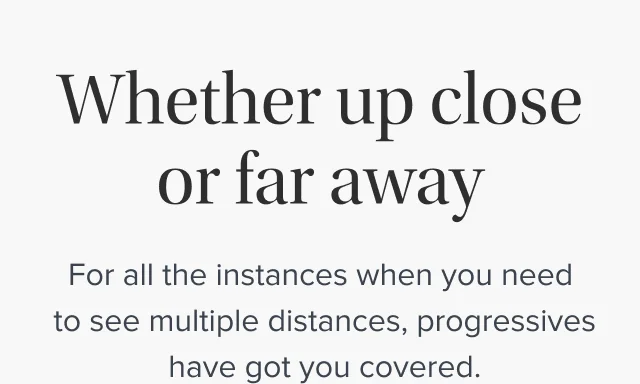 Whether up close or far away