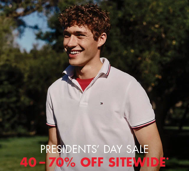 President's Day sale                                            40-70% off sitewide*