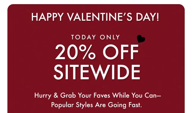 HAPPY VALENTINE’S DAY!