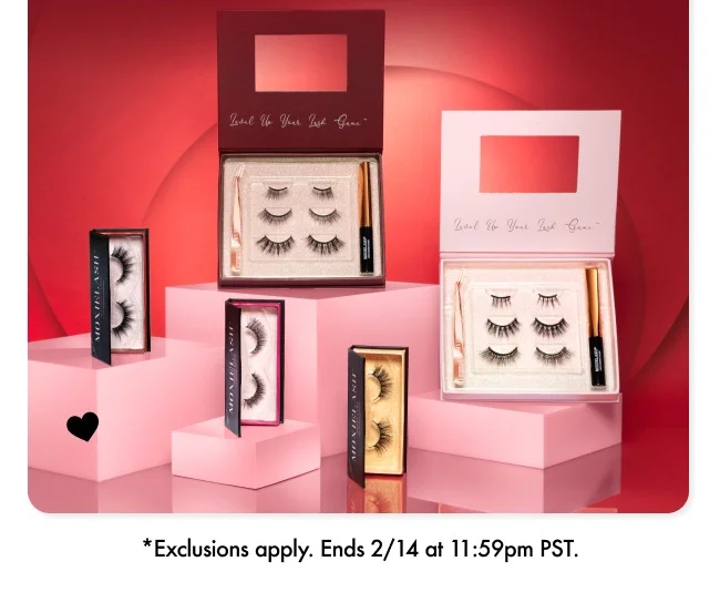 Exclusions apply. Ends 2/14 at 11:59pm PST.