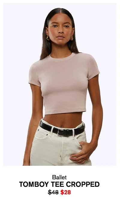 Tomboy Tee Cropped