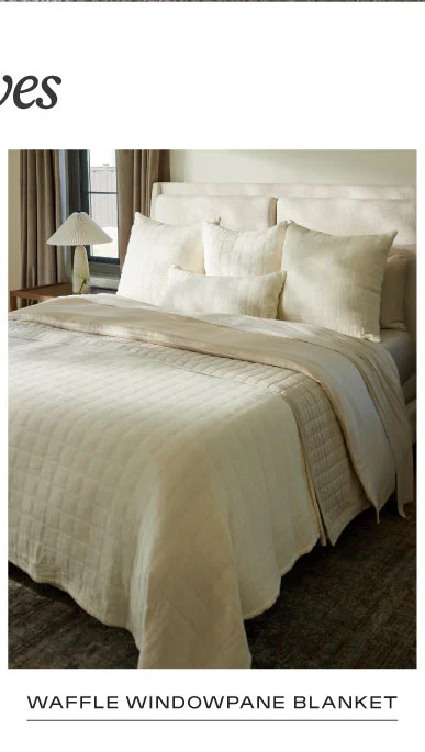 Waffle Windowpane Blanket