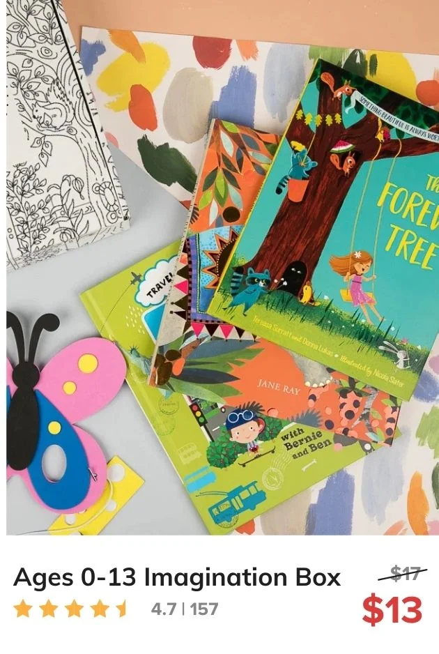 Ages 0-13 Imagination Box and Mini Subscriptions