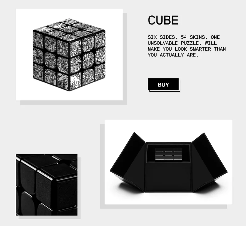 Cube: Makes you look smarter than you actually are.