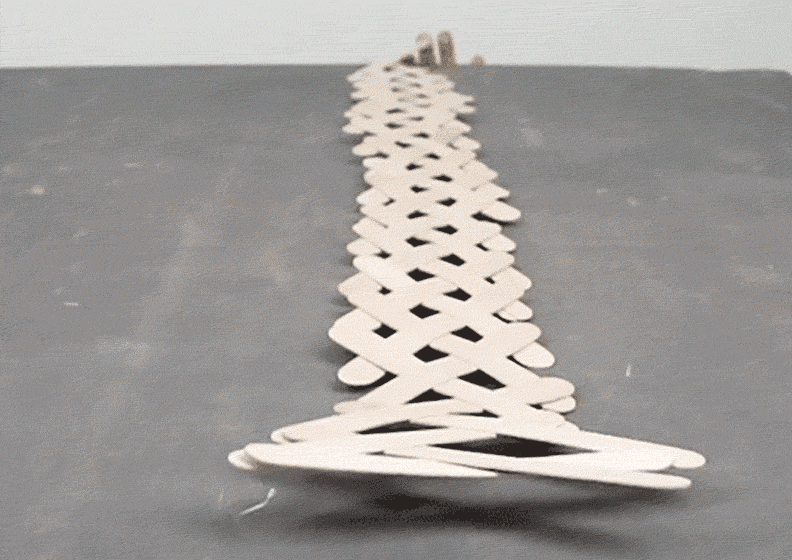 Popsicle Stick Chain Reaction