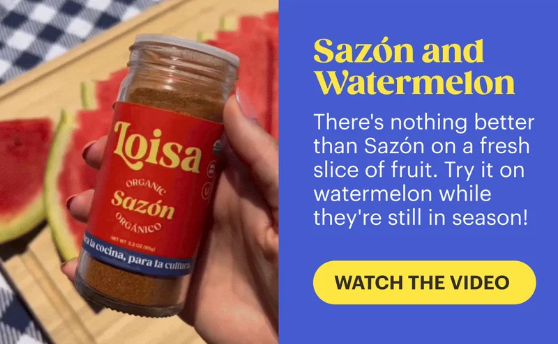 Sazon on watermelon - watch the video