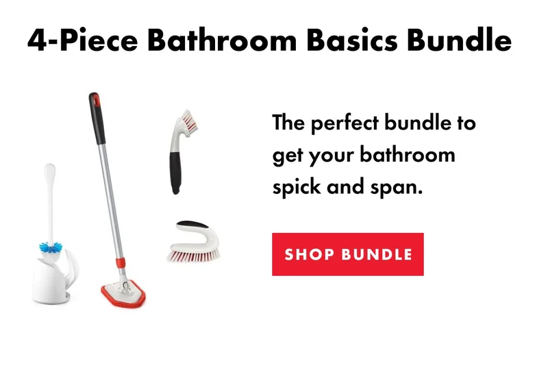 4-Piece Bathroom Basics Bundle. The perfect bundle to get your bathroom spick and span. | SHOP BUNDLE