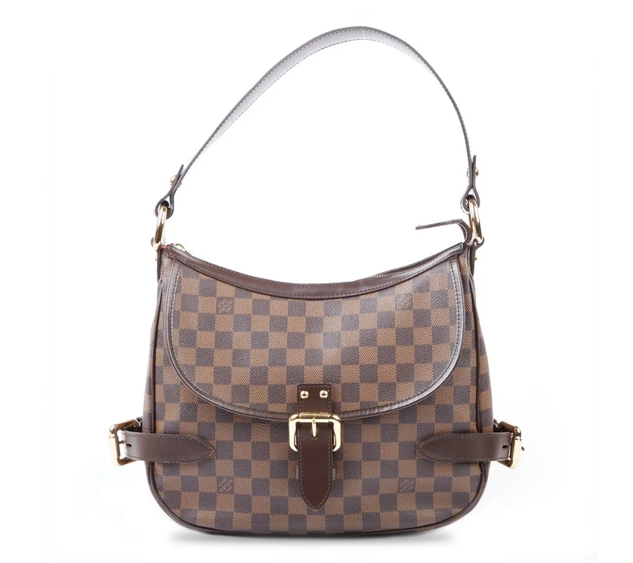 Pre-Owned Louis Vuitton Highbury Damier EbeneBrown