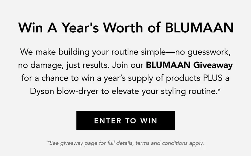 Win A Year's Worth of BLUMAAN Giveaway