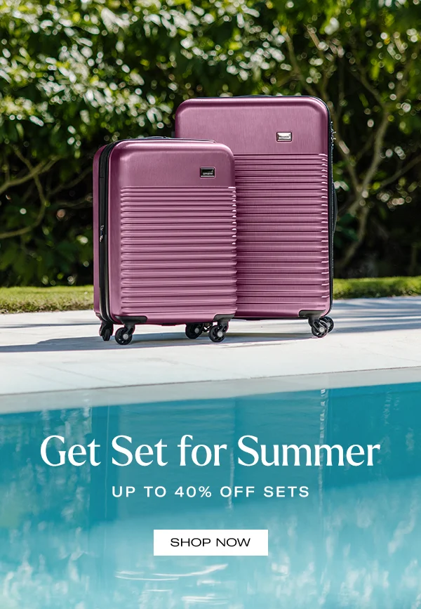 Shop Up to 40% Off Luggage Sets